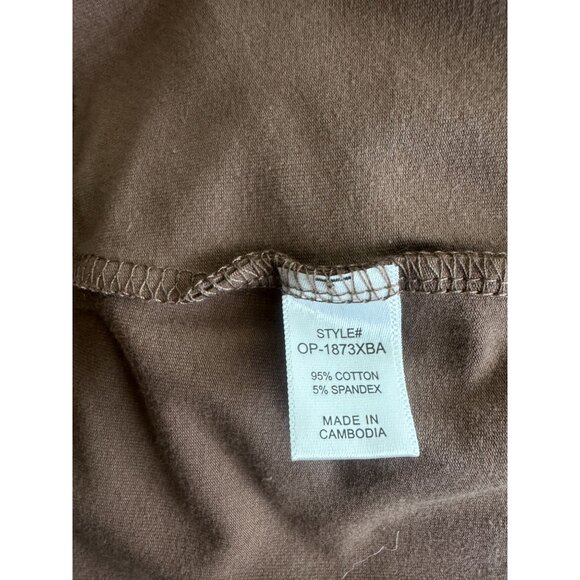 Zenana Plus Size Two Piece V-Neck Sweater & Legging Set Brown - Picture 9 of 11